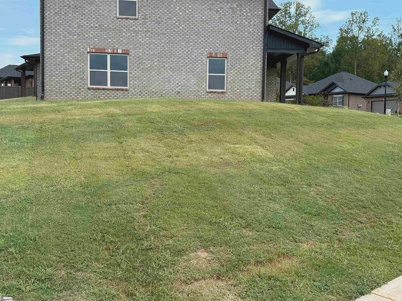 Exterior details and patio area of a home in Bracken Woods, Piedmont (Image 19).