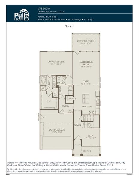 2D floor plan layout of this home in Valencia, Manvel, TX (Image 3). 2D floor plan layout of this home in Valencia, Manvel, TX (Image 3).