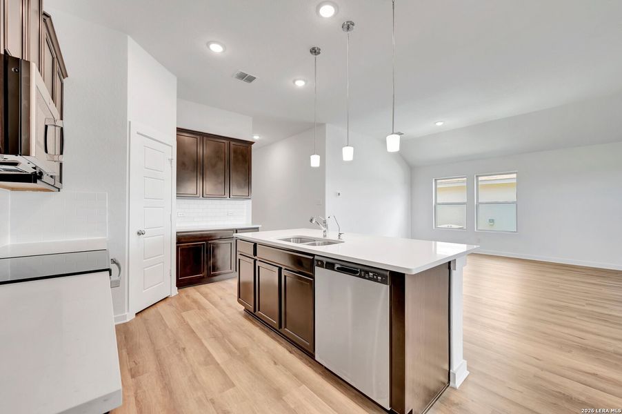 Furnished interior view inside a new home in Legacy Hills, San Antonio (Image 5).