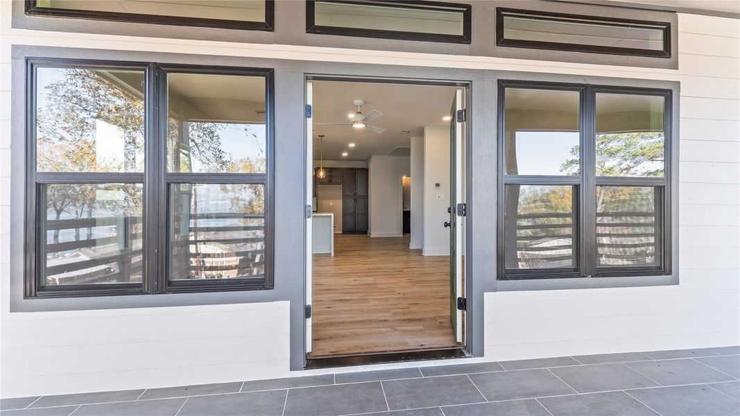 Exterior details and patio area of a home in , Livingston (Image 29).