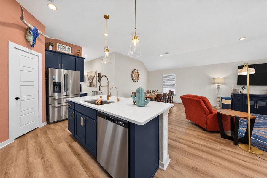 Furnished interior view inside a new home in Sorella, Tomball (Image 6).