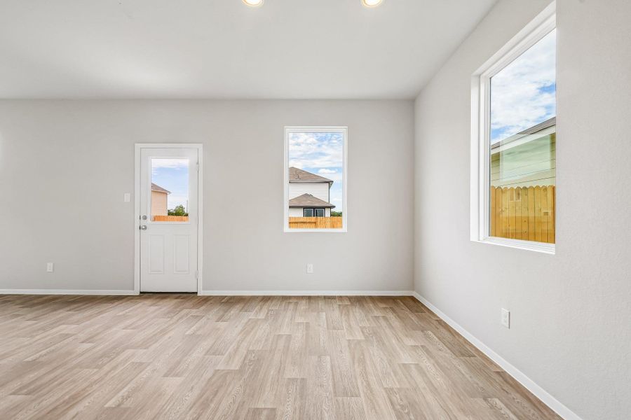 Spacious, unfurnished interior of a new home in Cascade, Liberty Hill (Image 13). Spacious, unfurnished interior of a new home in Cascade, Liberty Hill (Image 13).