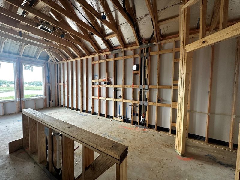 In-progress construction of a new home in Berry Creek Highlands, Georgetown, TX (Image 8).