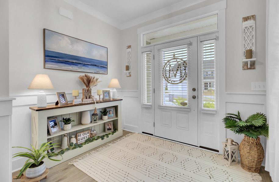 Furnished interior view inside a new home in Lochton, Summerville (Image 58).