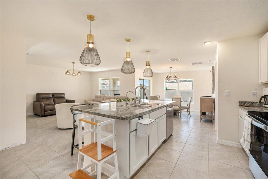 Furnished interior view inside a new home in Bella Lago, Parrish (Image 6).