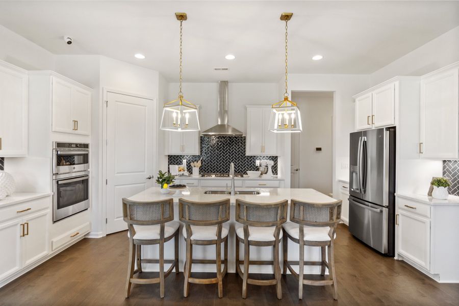 Representative furnished interior of a home built from the Pembrooke by Taylor Morrison in River Falls, Tega Cay (Image 12).