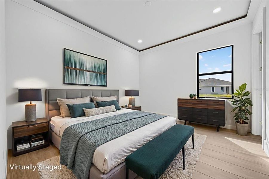 Furnished interior view inside a new home in , Sarasota (Image 14).