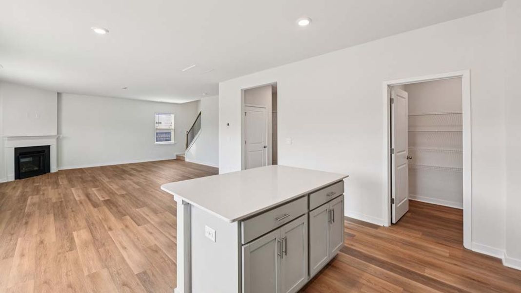 Furnished interior view inside a new home in Cardinal Creek, Charlotte (Image 4).