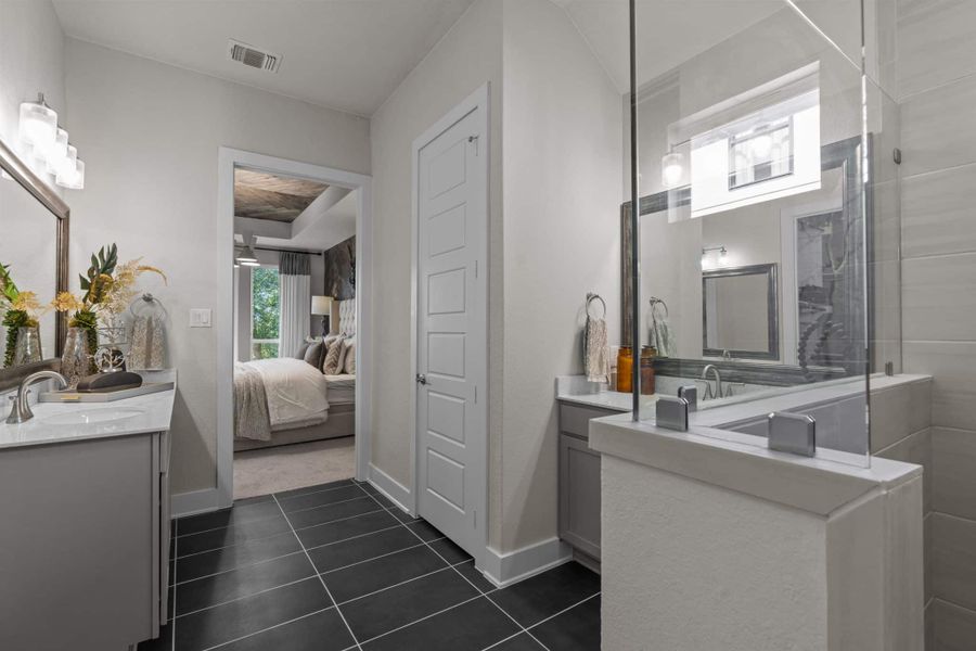 Furnished interior view inside a new home in Esperanza, Boerne (Image 32).