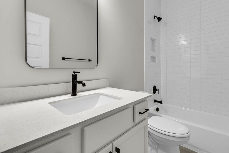 Furnished interior view inside a new home in Tidewater at Lakes of Cane Bay, Summerville (Image 8).