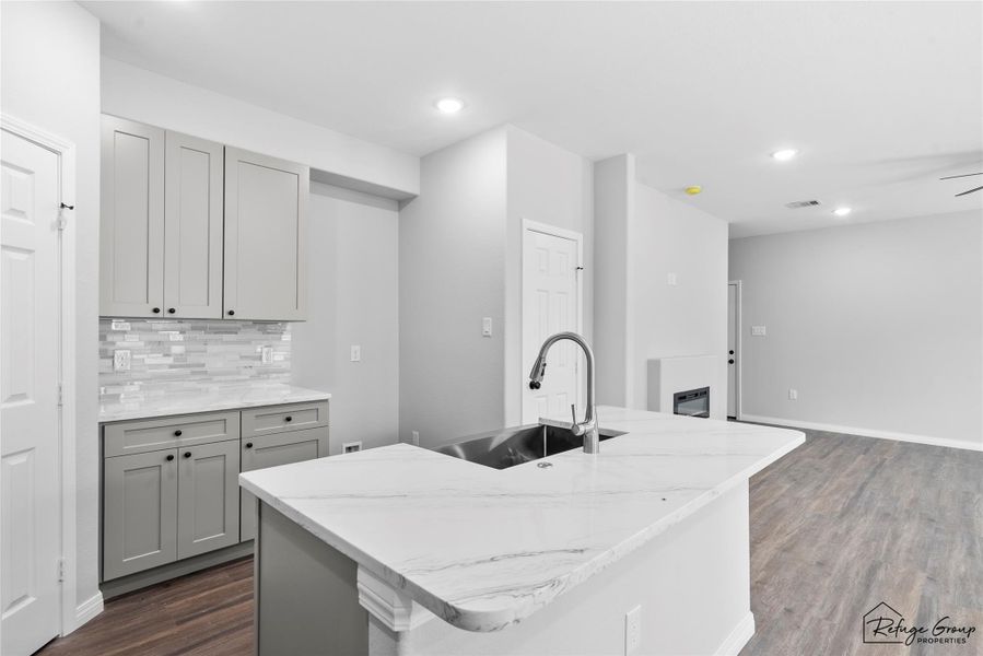 Furnished interior view inside a new home in , Houston (Image 8). Furnished interior view inside a new home in , Houston (Image 8).