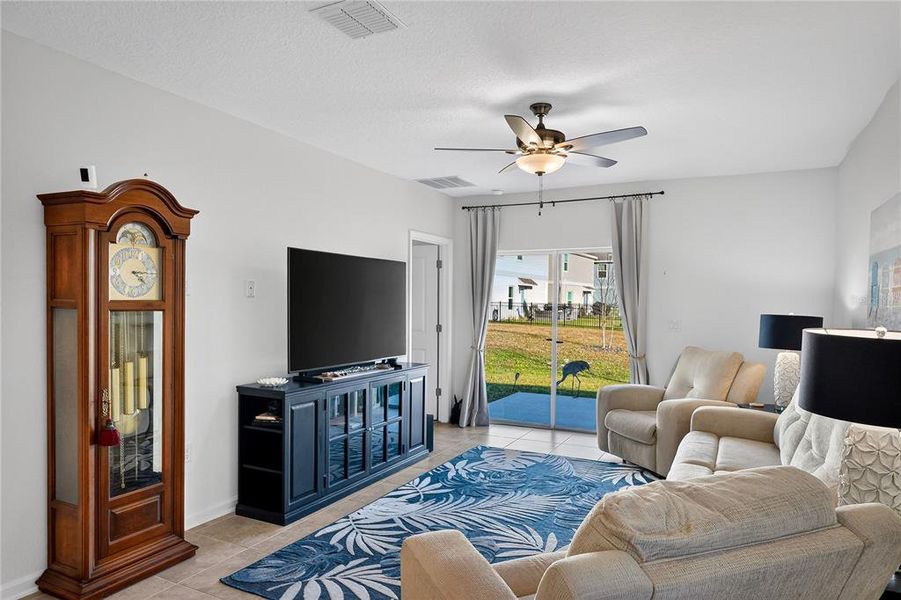 Furnished interior view inside a new home in Preserve at LPGA: Manor Collection, Daytona Beach (Image 27).