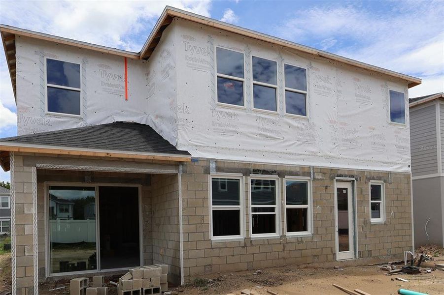 In-progress construction of a new home in Estates at Rivercrest, Sanford, FL (Image 6). In-progress construction of a new home in Estates at Rivercrest, Sanford, FL (Image 6).