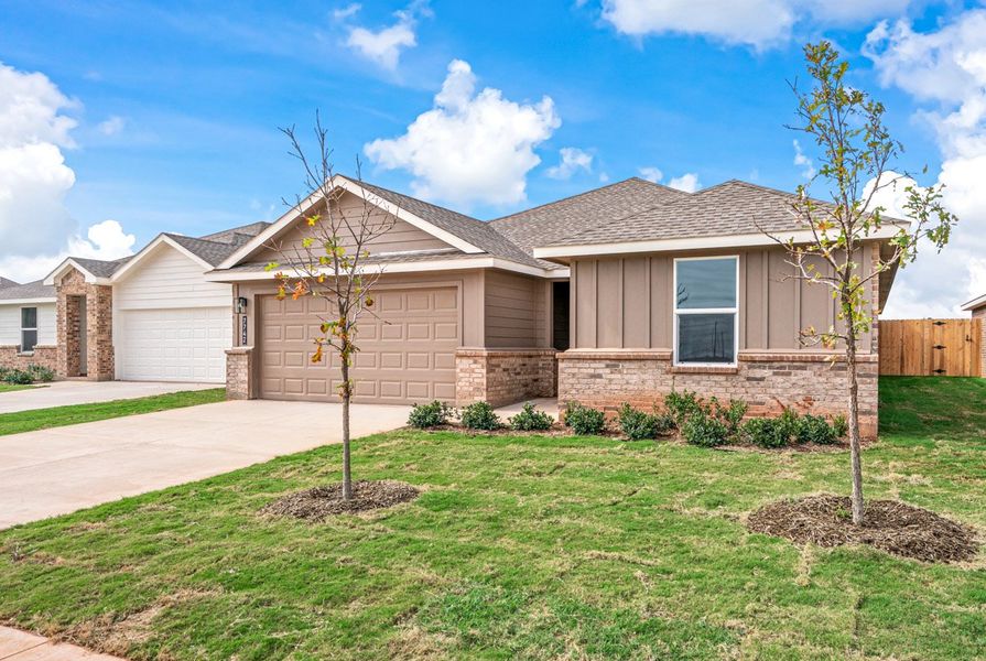 Front exterior of a home in the Faculty Row community, located in Abilene, TX (Image 7).
