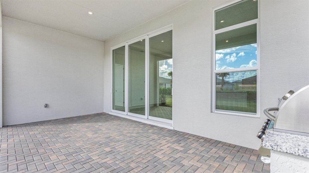 Exterior details and patio area of a home in , Port St. Lucie (Image 21).