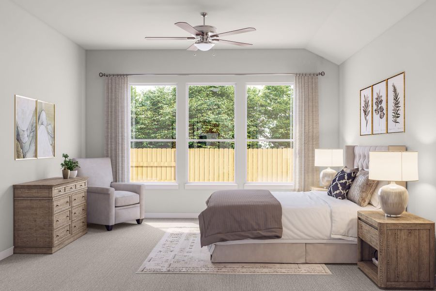 Furnished interior view inside a new home in Lagos Reserve, Manor (Image 8).