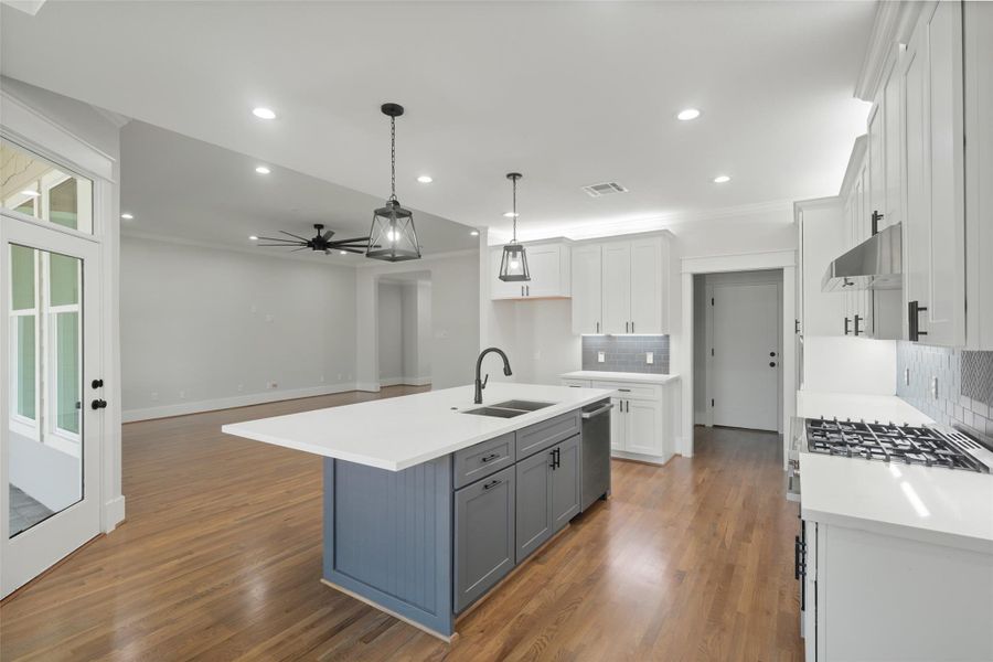 Furnished interior view inside a new home in , Houston (Image 9). Furnished interior view inside a new home in , Houston (Image 9).