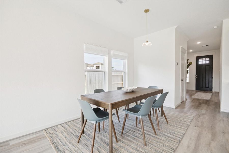 Furnished interior view inside a new home in Marvida, Cypress (Image 9). Furnished interior view inside a new home in Marvida, Cypress (Image 9).