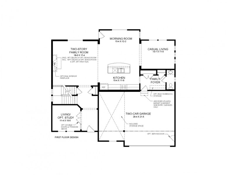 2D floor plan layout for the Grandin by Fischer Homes in Breakfast Point East, Panama City Beach, FL (Image 3). 2D floor plan layout for the Grandin by Fischer Homes in Breakfast Point East, Panama City Beach, FL (Image 3).