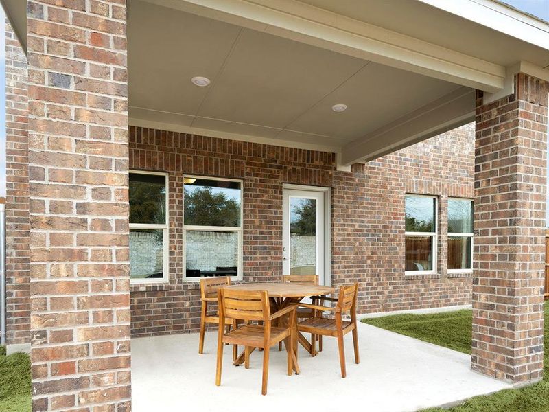 Photo is not of the actual home, but is an inspirational photo of builder’s model home and may depict options, furnishings, and/or decorator features that are not included