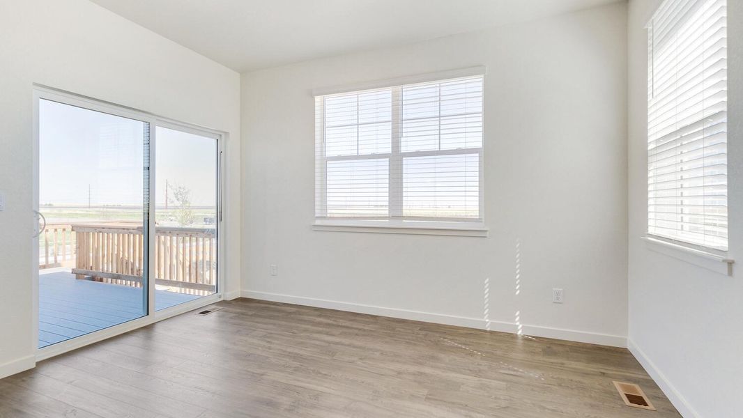 Spacious, unfurnished interior of a new home in Ridge at Johnstown, Johnstown (Image 12). Spacious, unfurnished interior of a new home in Ridge at Johnstown, Johnstown (Image 12).
