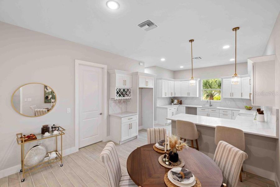 Furnished interior view inside a new home in , Placida (Image 7).