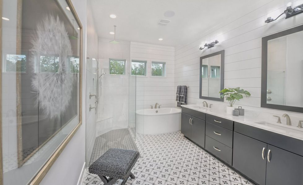 Furnished interior view inside a new home in Middlebourne, St. Johns (Image 29).