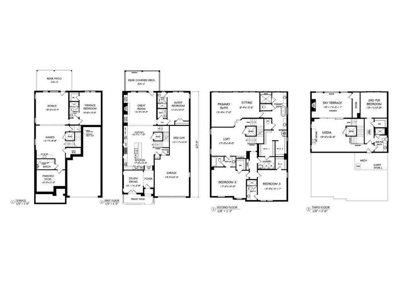 2D floor plan layout of this home in Laurel View, Suwanee, GA (Image 7). 2D floor plan layout of this home in Laurel View, Suwanee, GA (Image 7).
