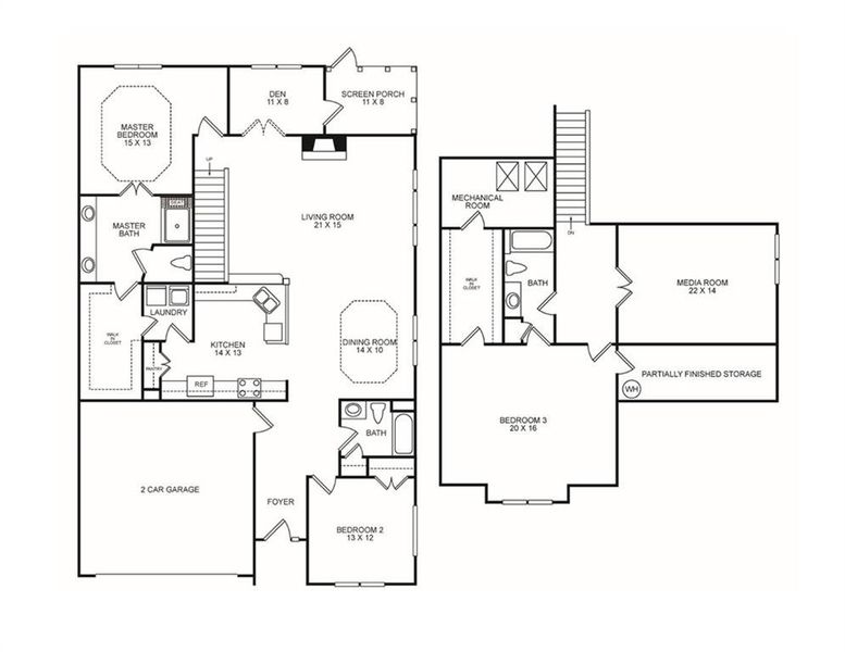 2D floor plan layout of this home in , Cumming, GA (Image 5). 2D floor plan layout of this home in , Cumming, GA (Image 5).