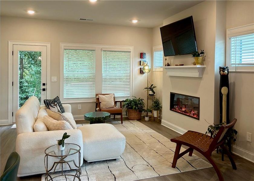 Furnished interior view inside a new home in , Cumming (Image 13).