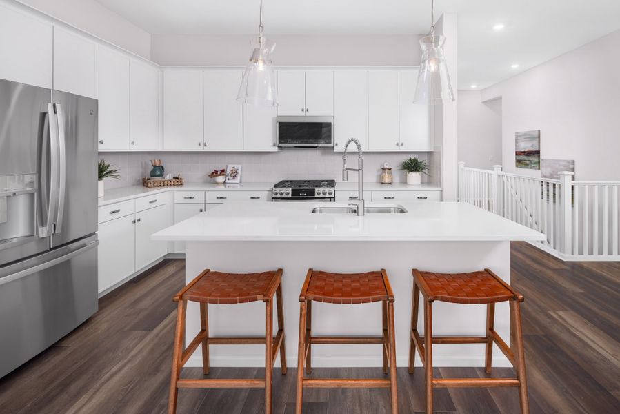 Representative furnished interior of a home built from the 4003 by Risewell Homes in The Manors Collection at Golden Overlook, Golden (Image 4).