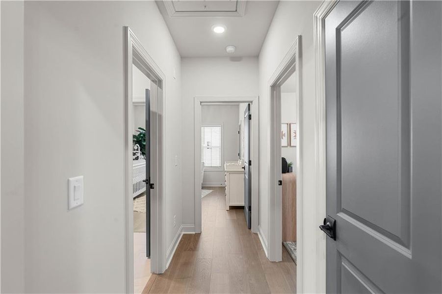 Furnished interior view inside a new home in Palisades, Cumming (Image 9).
