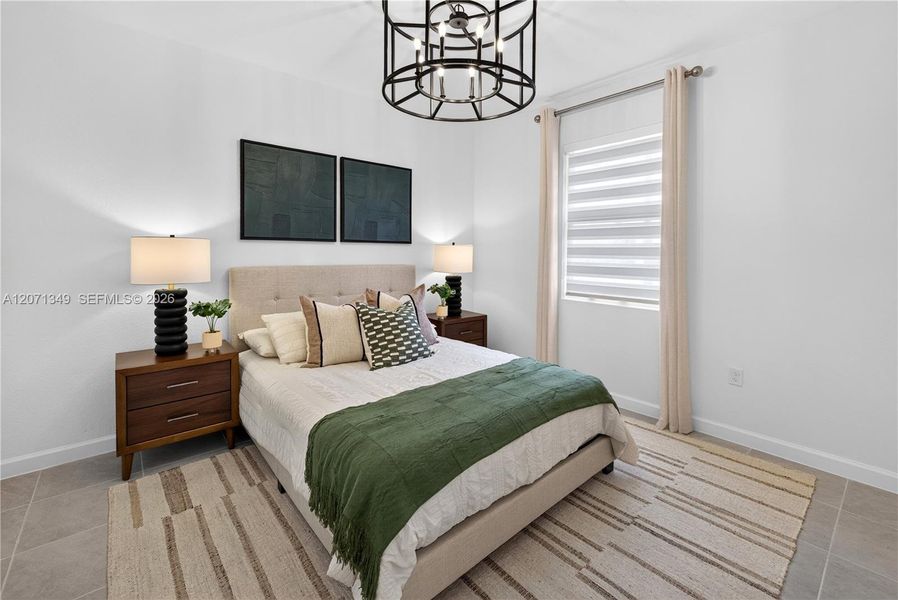 Furnished interior view inside a new home in Acacia Groves, Miami (Image 10). Furnished interior view inside a new home in Acacia Groves, Miami (Image 10).