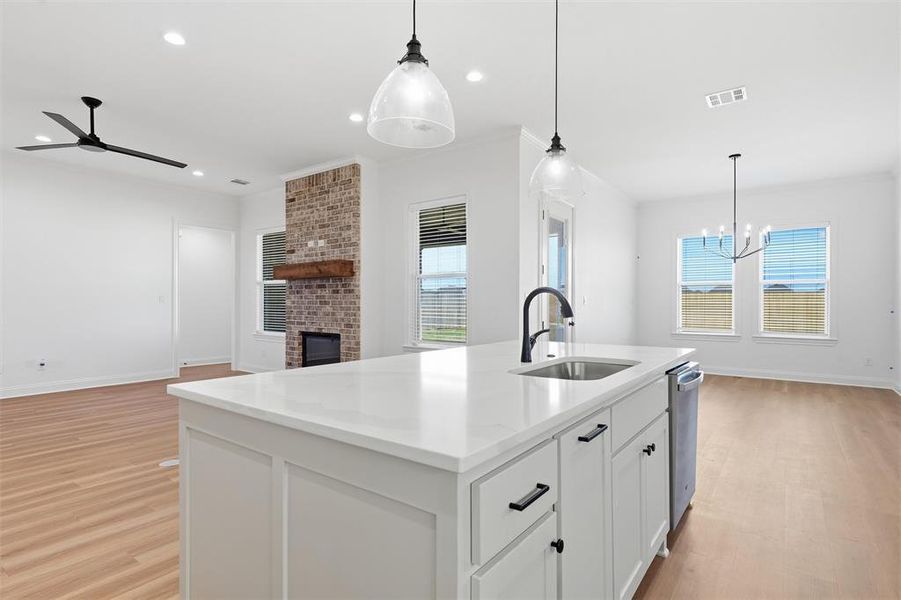 Furnished interior view inside a new home in , Hewitt (Image 9). Furnished interior view inside a new home in , Hewitt (Image 9).