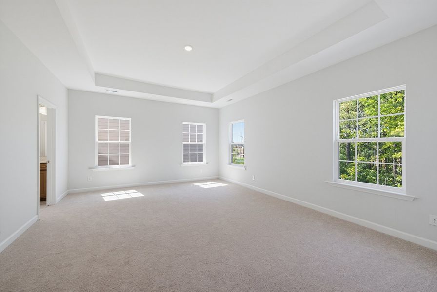 Spacious, unfurnished interior of a new home in Sweetbrier, Durham (Image 24).