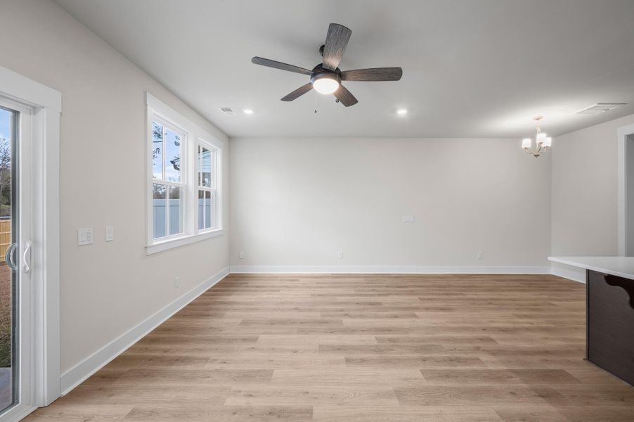 Photo is of a similar home