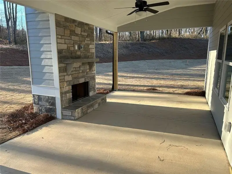 Exterior details and patio area of a home in , Dallas (Image 3). Exterior details and patio area of a home in , Dallas (Image 3).