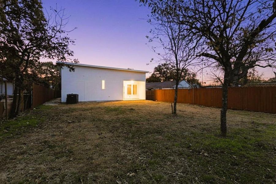 Exterior details and patio area of a home in , Dallas (Image 29). Exterior details and patio area of a home in , Dallas (Image 29).