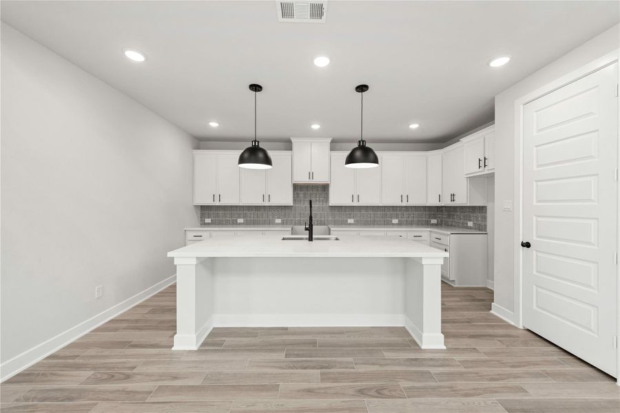 Furnished interior view inside a new home in Elyson - 40', Katy (Image 9).