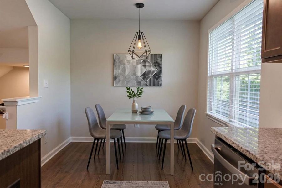 Furnished interior view inside a new home in , Charlotte (Image 11).