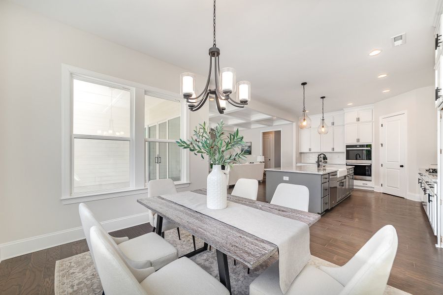 Representative furnished interior of a home built from the Madison by Greybrook Homes in Harbor Watch, Statesville (Image 12).