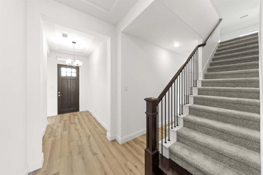 Spacious, unfurnished interior of a new home in River Ranch, Van Alstyne (Image 18). Spacious, unfurnished interior of a new home in River Ranch, Van Alstyne (Image 18).