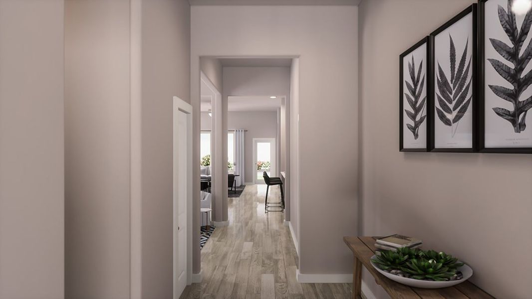 Representative furnished interior of a home built from the Savannah by Tri Pointe Homes in Bridgewater, Midlothian (Image 37).