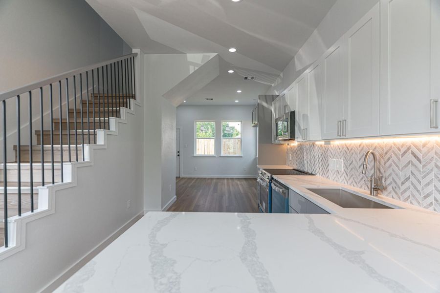 Spacious, unfurnished interior of a new home in , Houston (Image 16). Spacious, unfurnished interior of a new home in , Houston (Image 16).