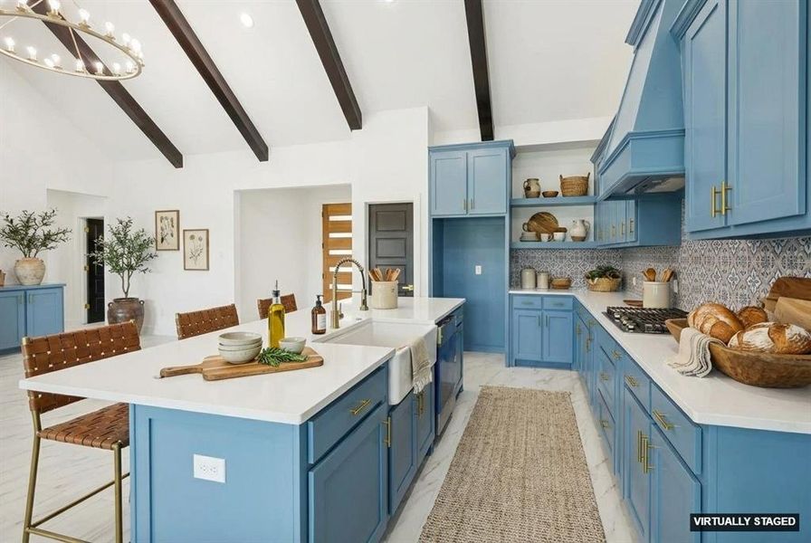 Furnished interior view inside a new home in , Godley (Image 10).