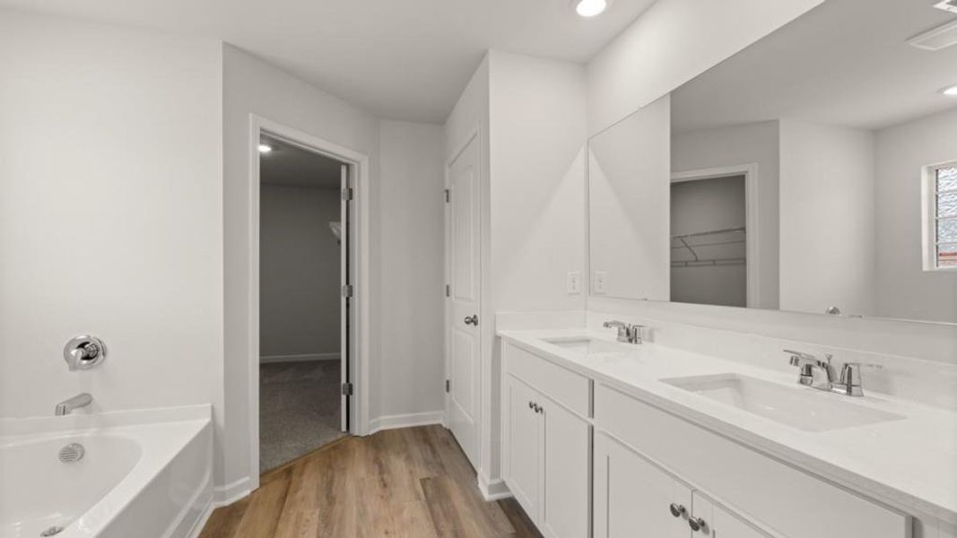 Furnished interior view inside a new home in Grandview at Lanier, Dawsonville (Image 9).