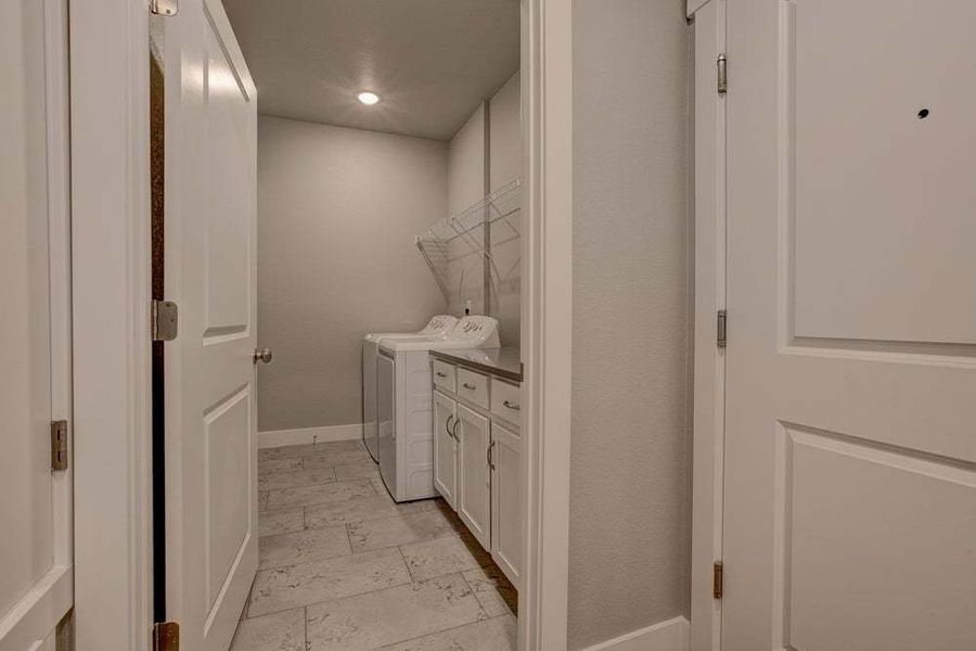 Laundry Room  - Not Actual Home - Finishes May Vary