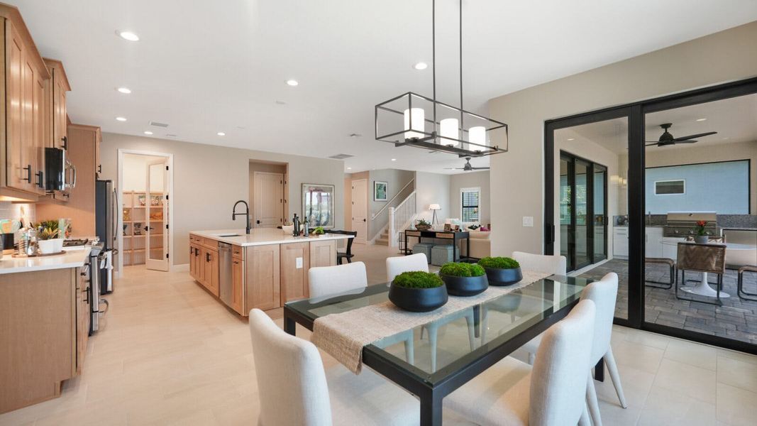 Furnished interior view inside a new home in Grand Park Real Estate and Homes for Sale in Sarasota, FL - Neal Communities, Sarasota (Image 6).