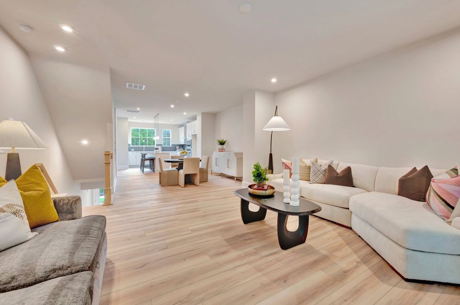 Furnished interior view inside a new home in Old Town Village, Waxhaw (Image 13).