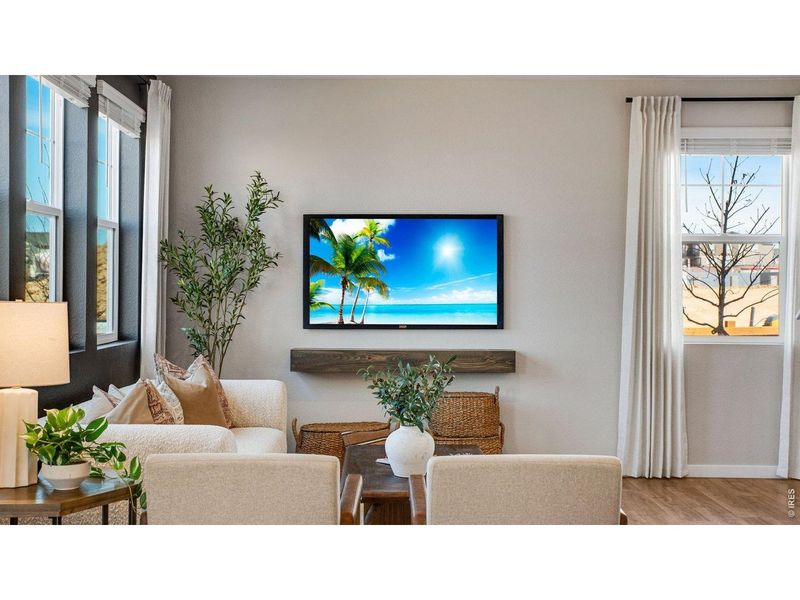 Furnished interior view inside a new home in Prairie Song, Windsor (Image 27).